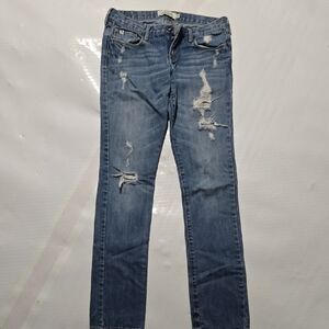 Abercrombie & Fitch Distressed Blue Kids Jeans